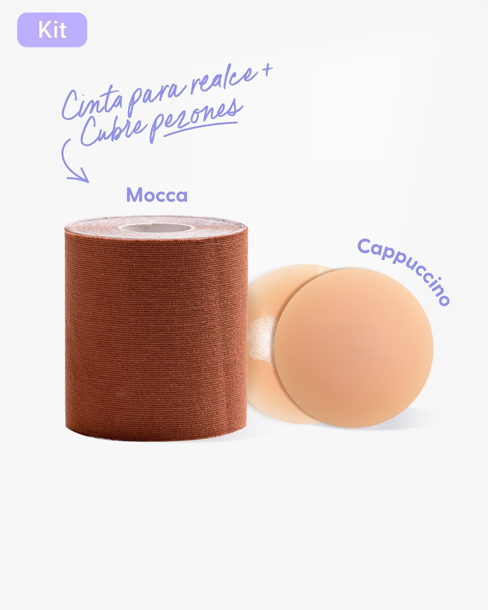 Cinta para Levantar el busto mas Cubre pezon PLUS - Nipskin®