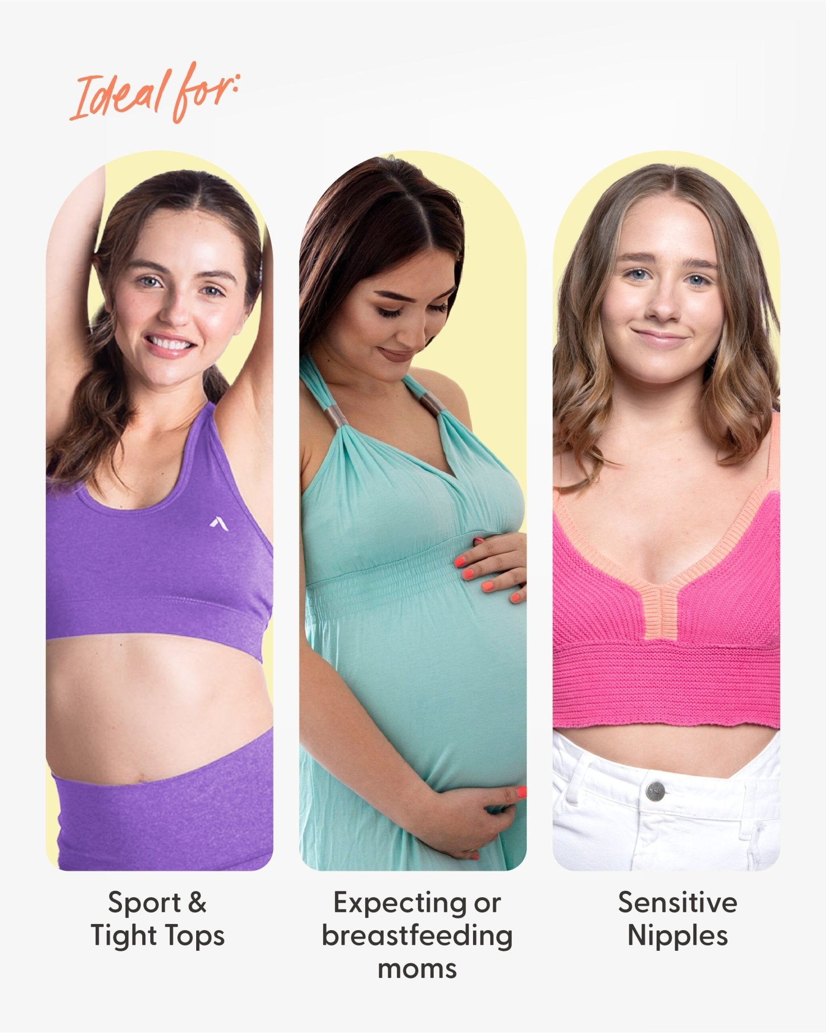 His & Hers Nipple Cover Set: Anti - Chafe (Him) + Adhesive - Free (Her) - Nipskin - Nipskin Stickwear™