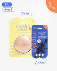 His & Hers Nipple Cover Set: Anti - Chafe (Him) + Adhesive - Free (Her) - Nipskin - Nipskin Stickwear™