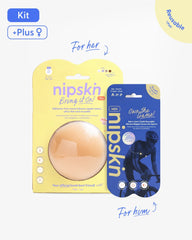 His & Hers Nipple Cover Set: Anti - Chafe (Him) + Adhesive - Free (Her) - Nipskin - Nipskin Stickwear™