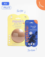 His & Hers Nipple Cover Set: Anti - Chafe (Him) + Adhesive - Free (Her) - Nipskin - Nipskin Stickwear™