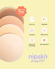 His & Hers Nipple Cover Set: Anti - Chafe (Him) + Adhesive - Free (Her) - Nipskin - Nipskin Stickwear™