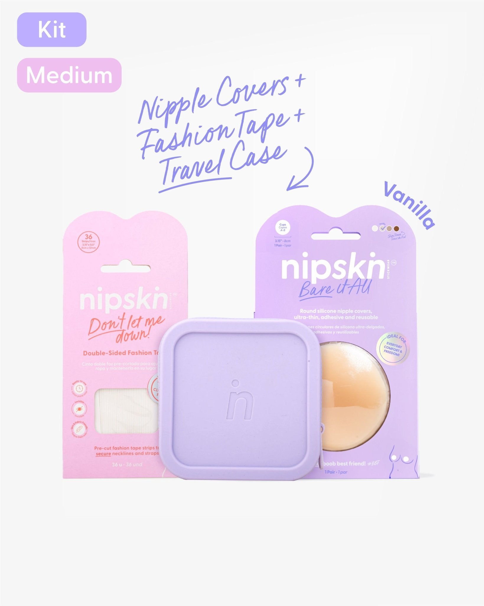 KIT Boob Voyage Essentials - Nipskin Stickwear™