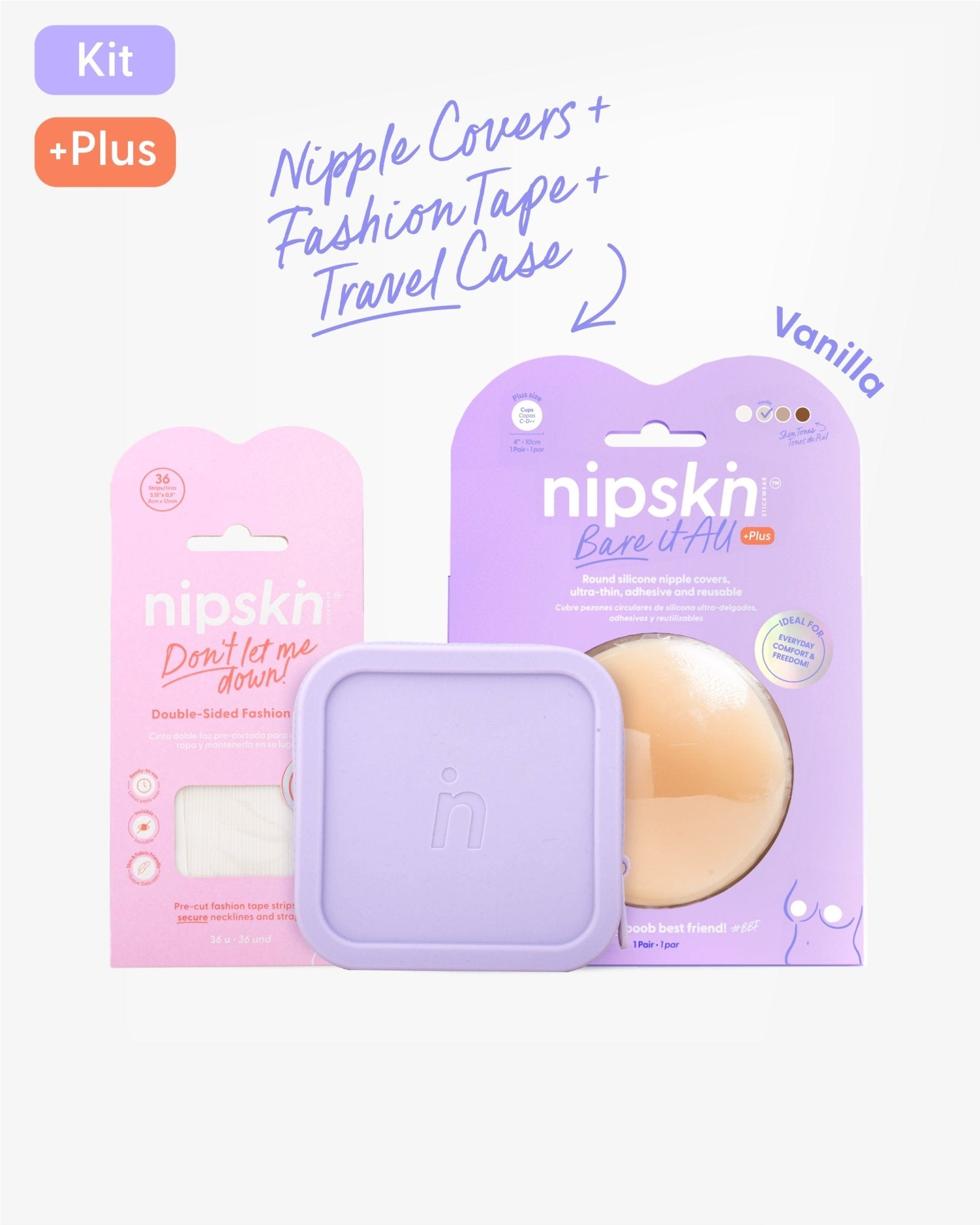 KIT Boob Voyage Essentials - Nipskin Stickwear™