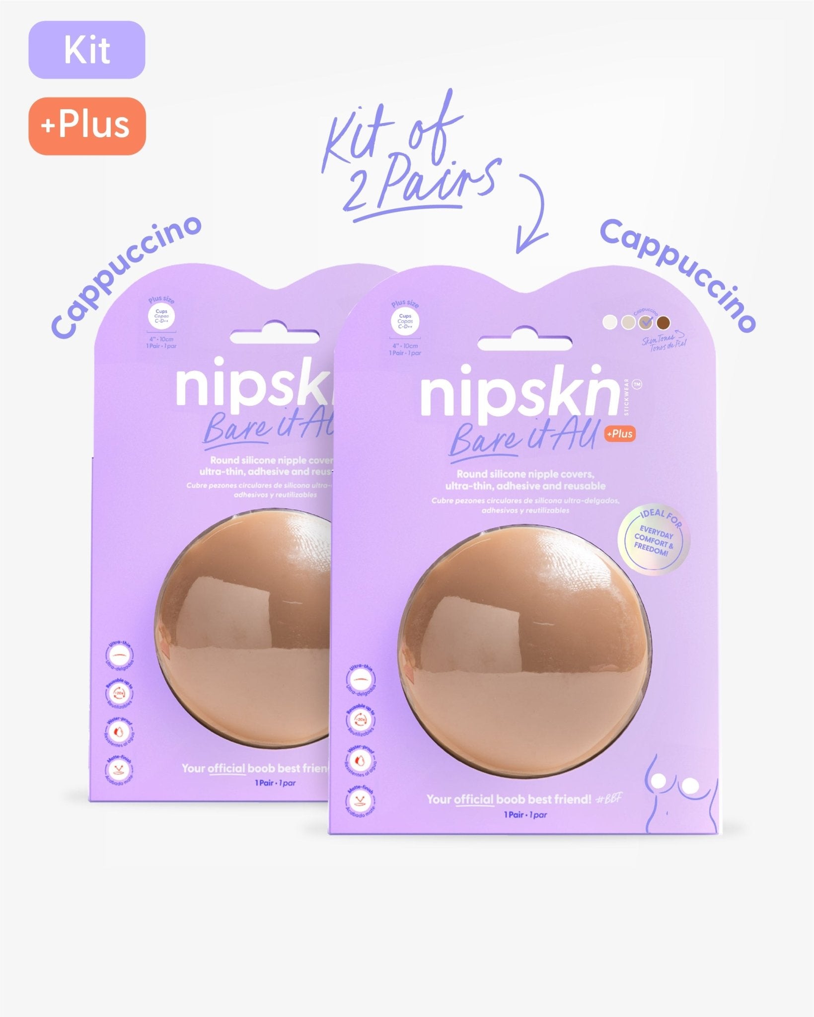 KIT Double the Freedom - Nipskin Stickwear™