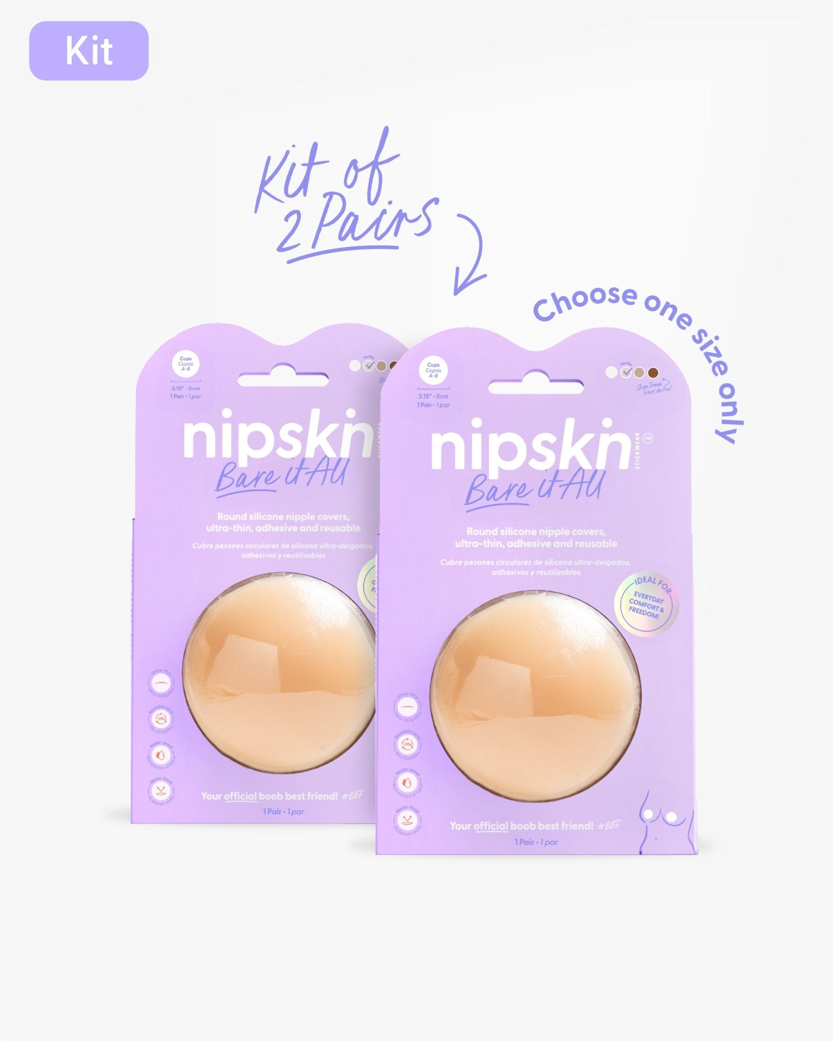 KIT Double the Freedom - Nipskin Stickwear™