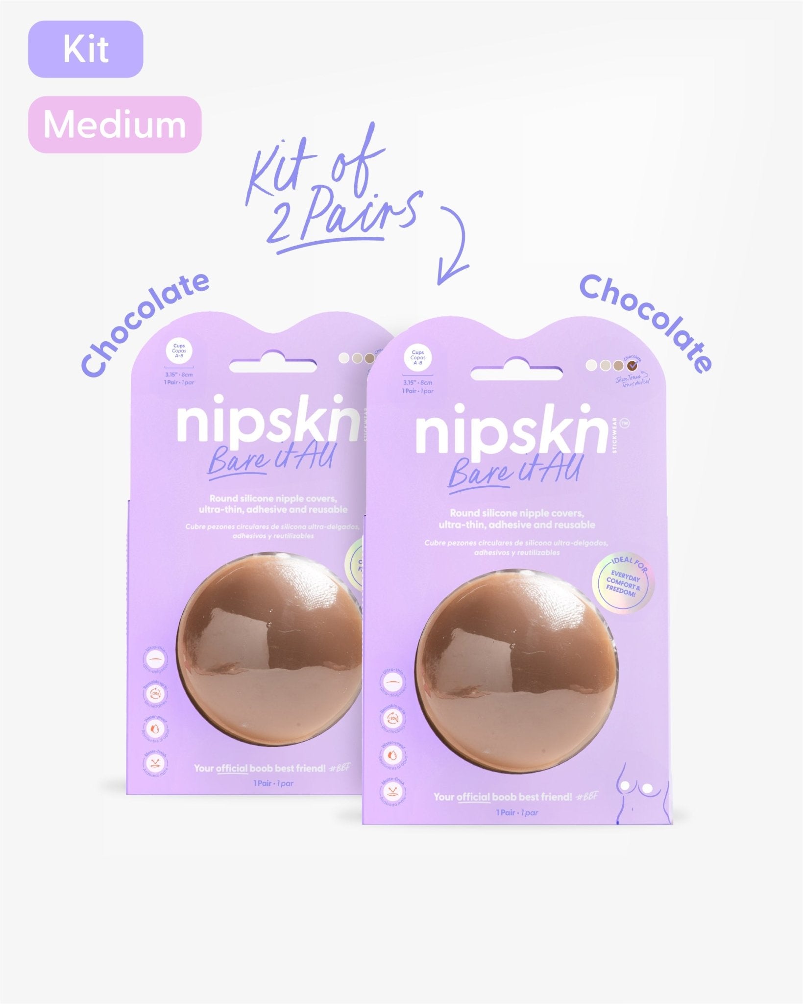 KIT Double the Freedom - Nipskin Stickwear™