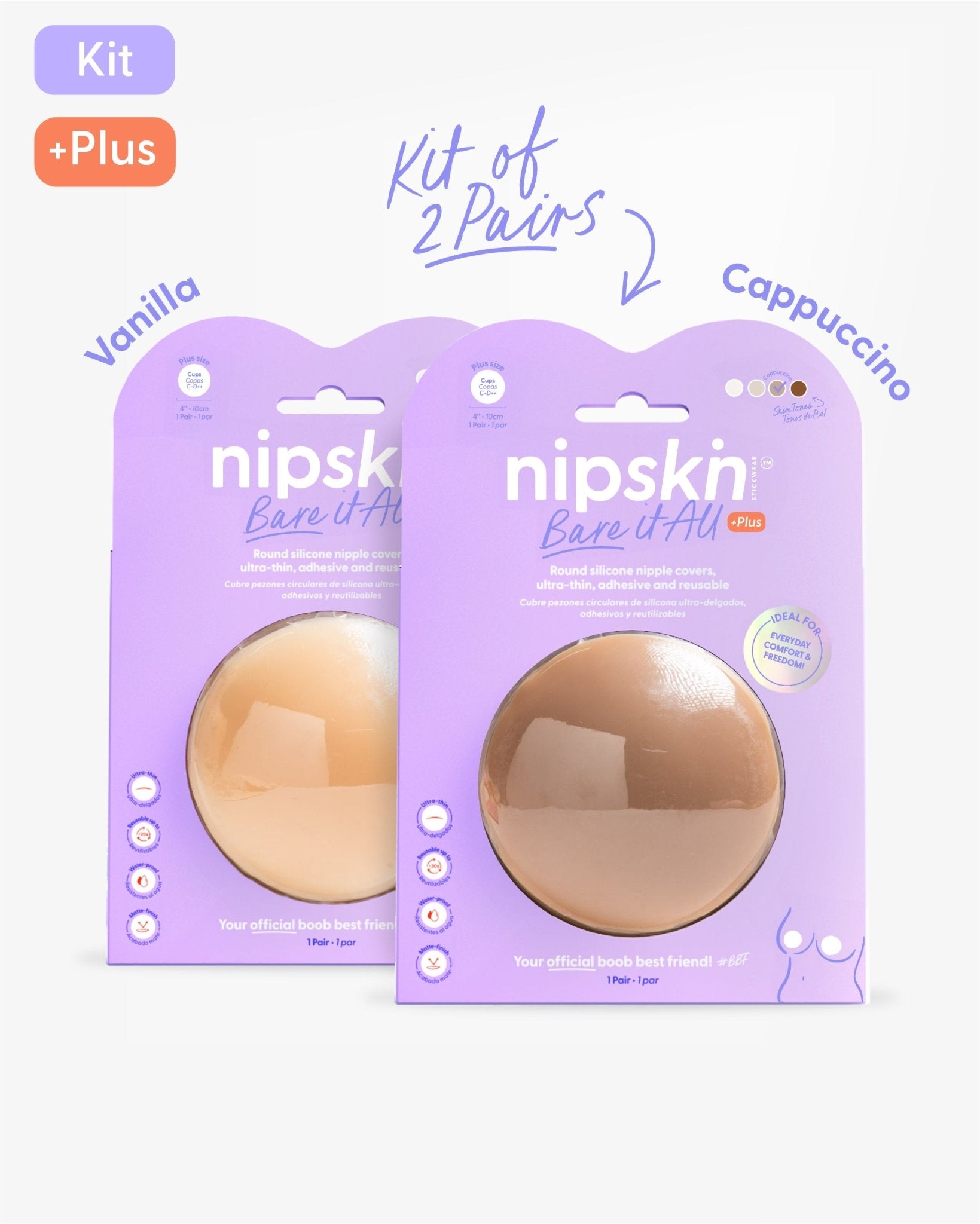 KIT Double the Freedom - Nipskin Stickwear™
