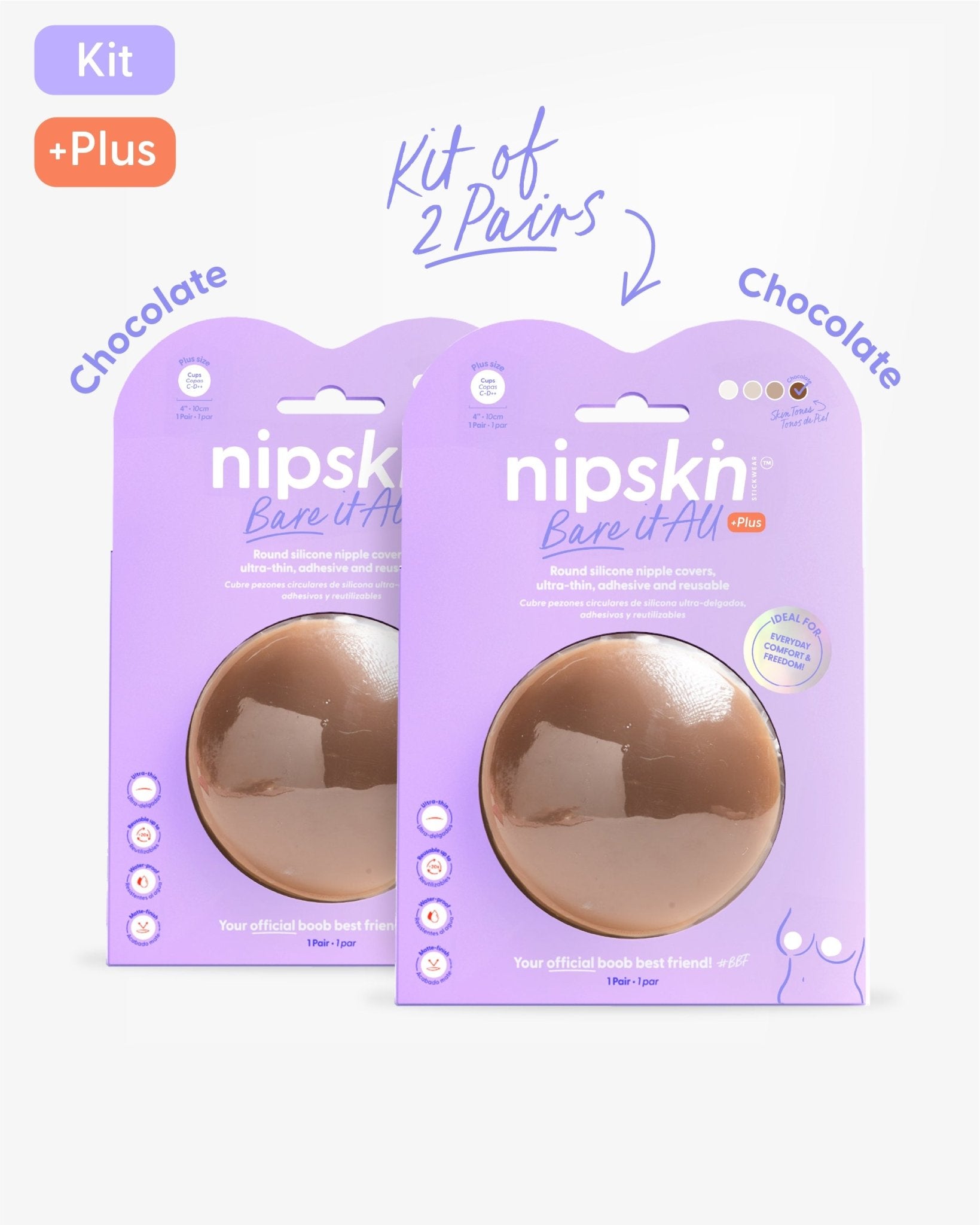 KIT Double the Freedom - Nipskin Stickwear™