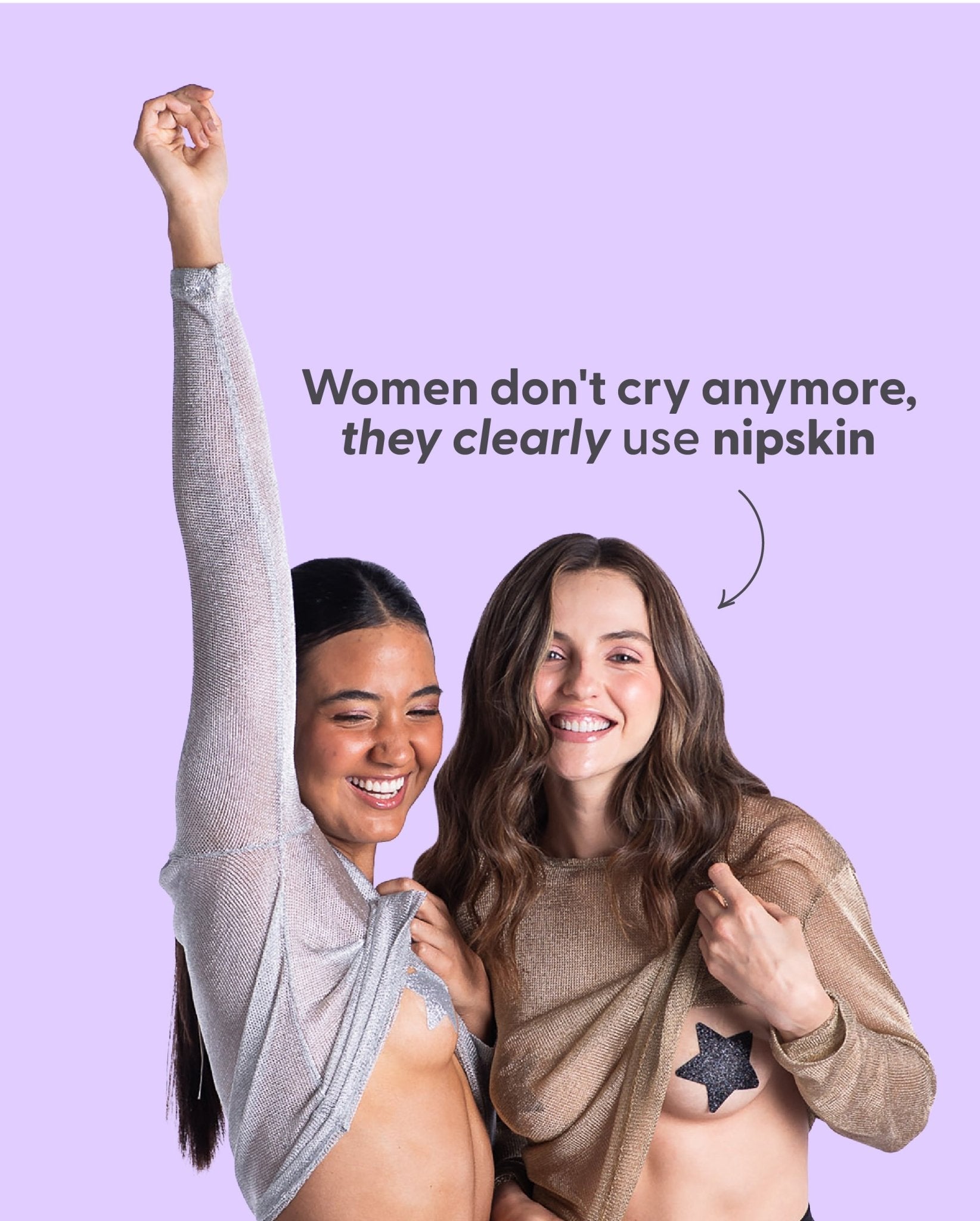 Kit Las mujeres ya no lloran - Star of the night + Silver Facial Tattoos - Nipskin Stickwear™