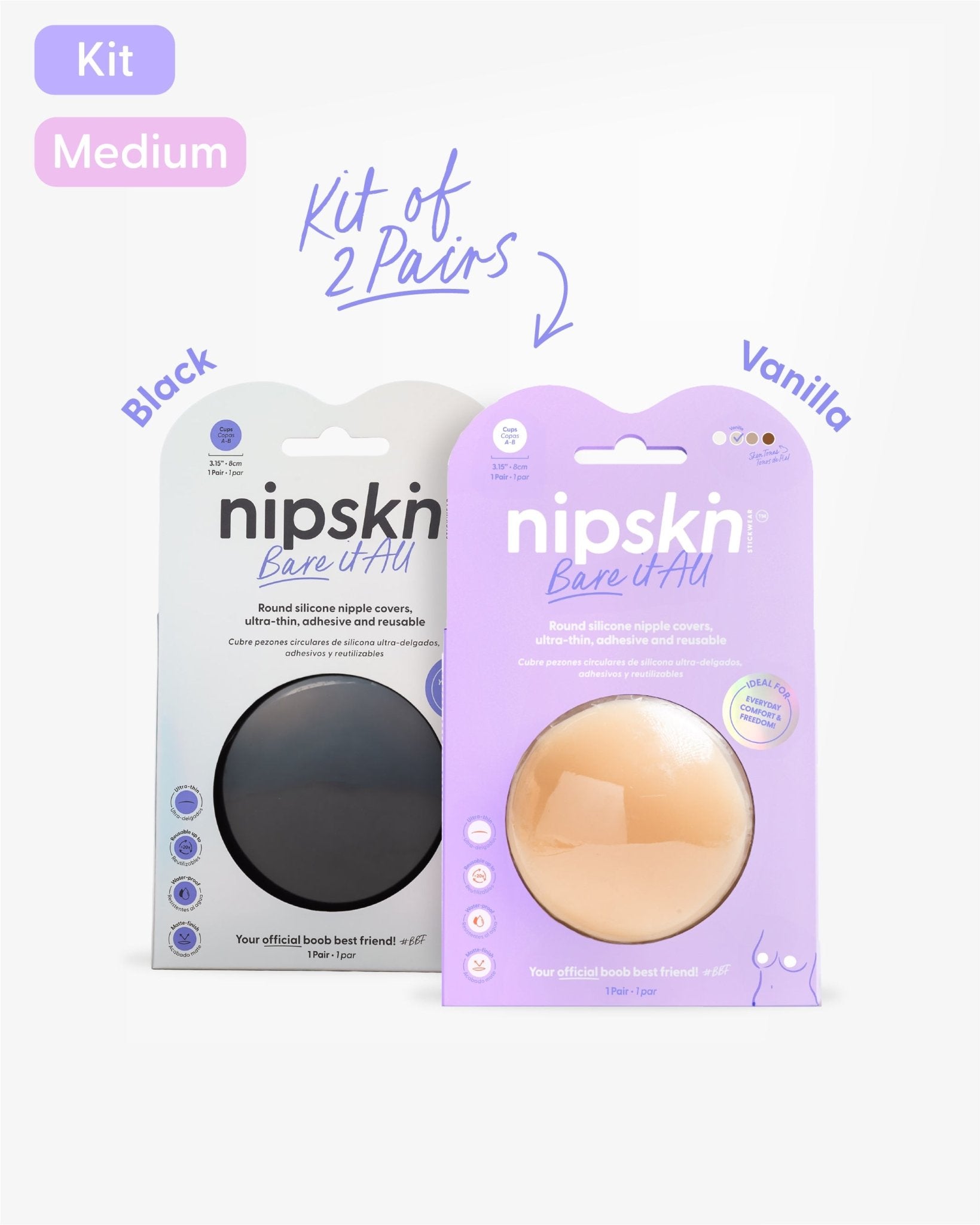 KIT Yin - Yang Nips - Nipskin Stickwear™