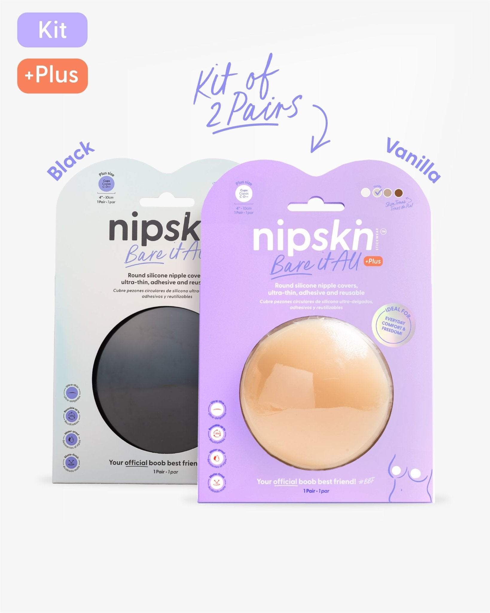 KIT Yin - Yang Nips - Nipskin Stickwear™