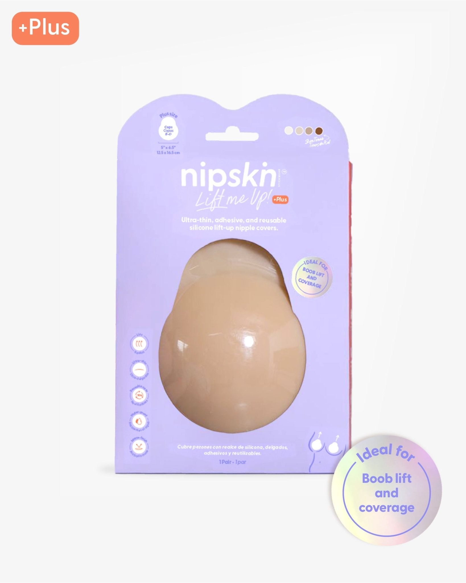 Lift Me Up - Reusable Silicone Nipple Covers for Lift - Nipskin Stickwear™
