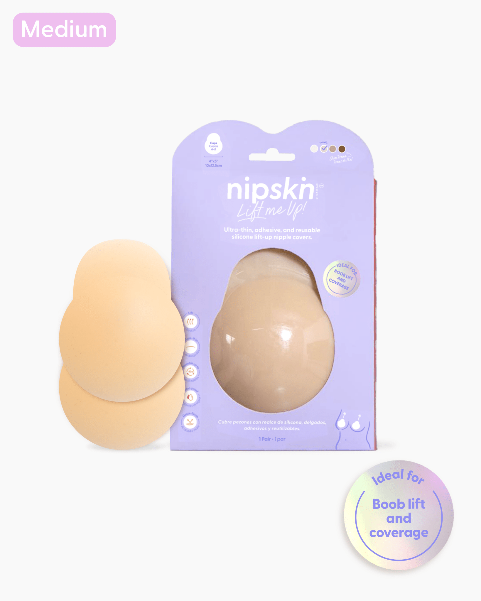 Lift Me Up - Reusable Silicone Nipple Covers for Lift - Nipskin® - Nipskin Stickwear™