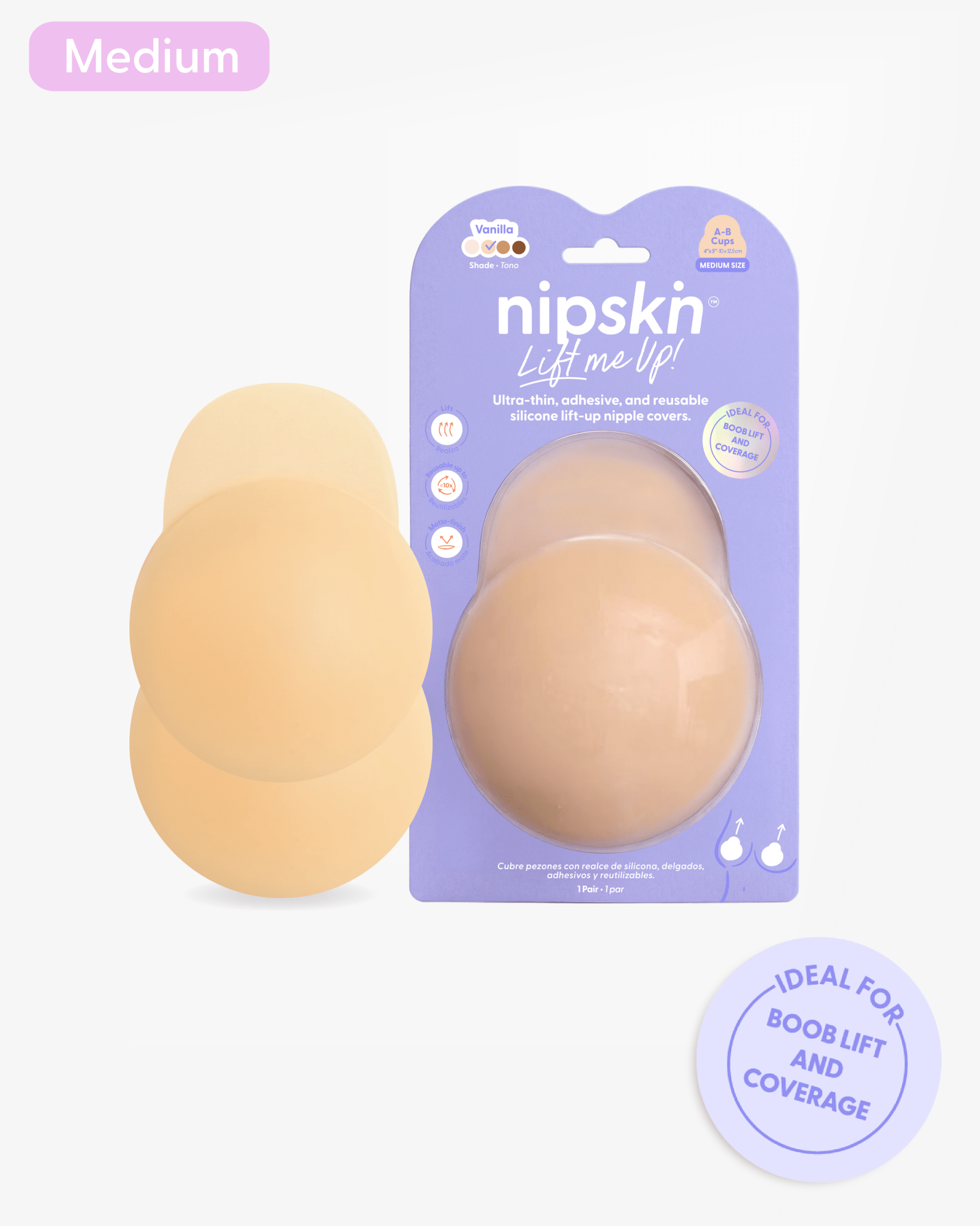 Lift Me Up - Reusable Silicone Nipple Covers for Lift - Nipskin® - Nipskin Stickwear™