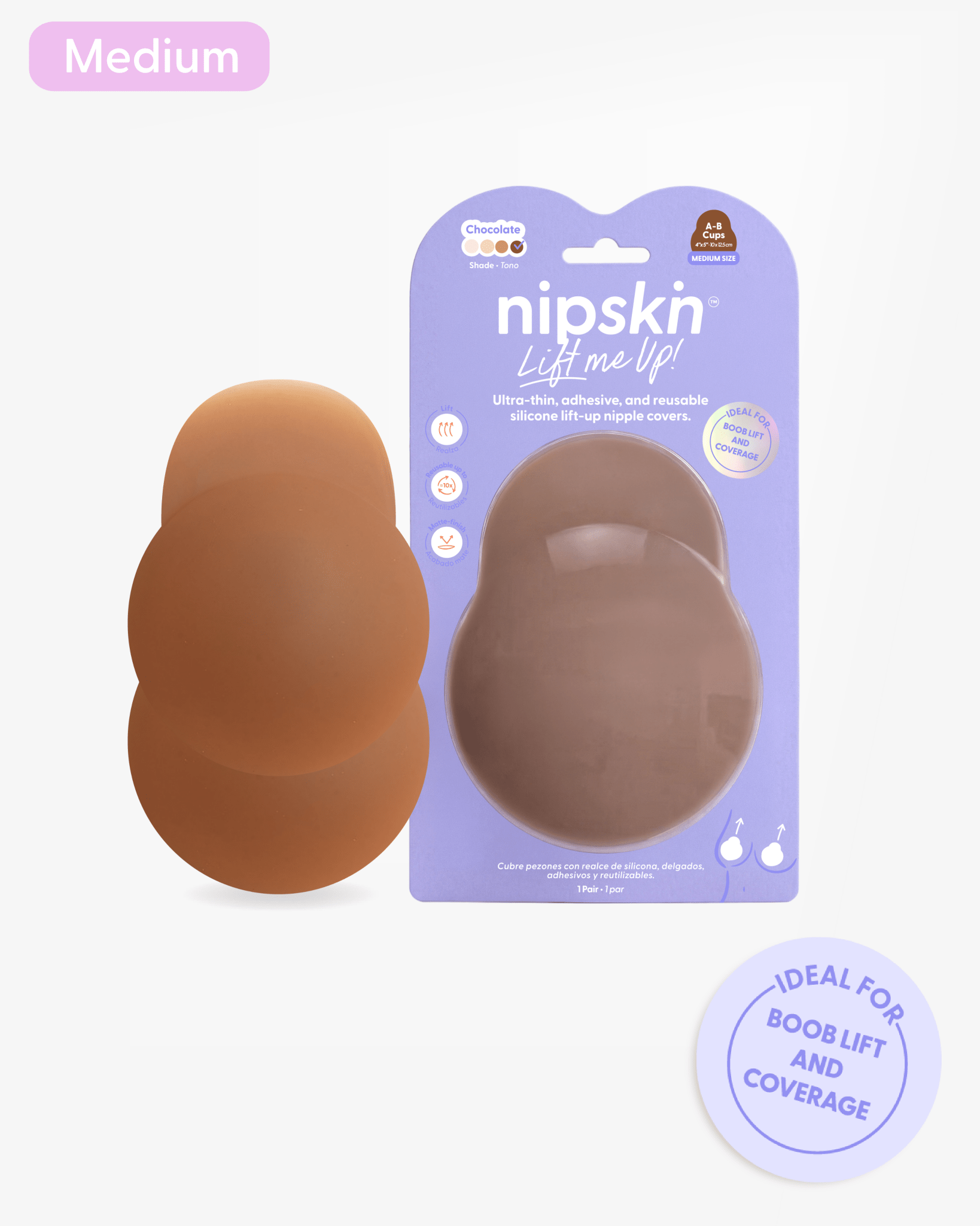 Lift Me Up - Reusable Silicone Nipple Covers for Lift - Nipskin® - Nipskin Stickwear™