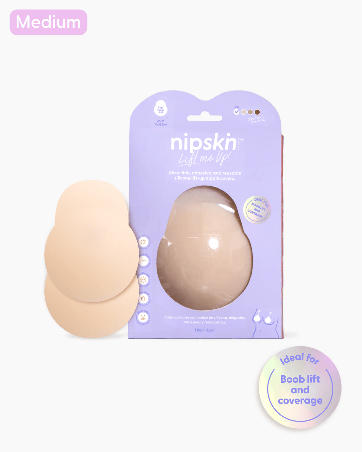 Lift Me Up - Reusable Silicone Nipple Covers for Lift - Nipskin® - Nipskin Stickwear™