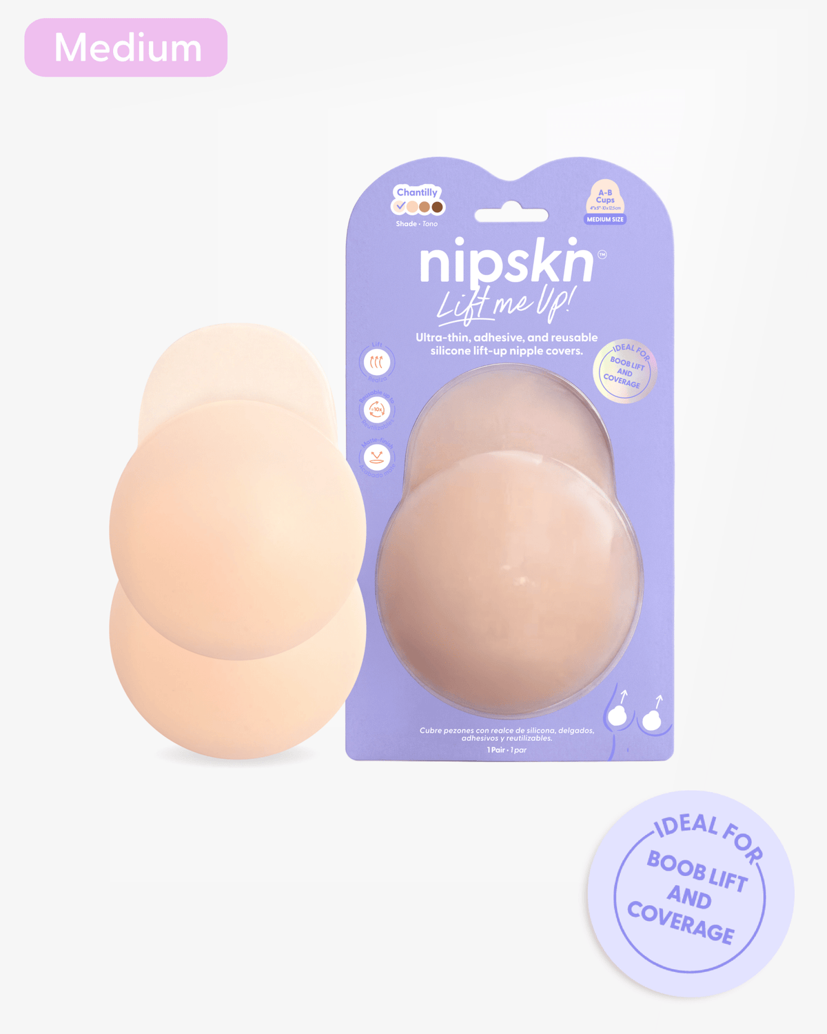Lift Me Up - Reusable Silicone Nipple Covers for Lift - Nipskin® - Nipskin Stickwear™