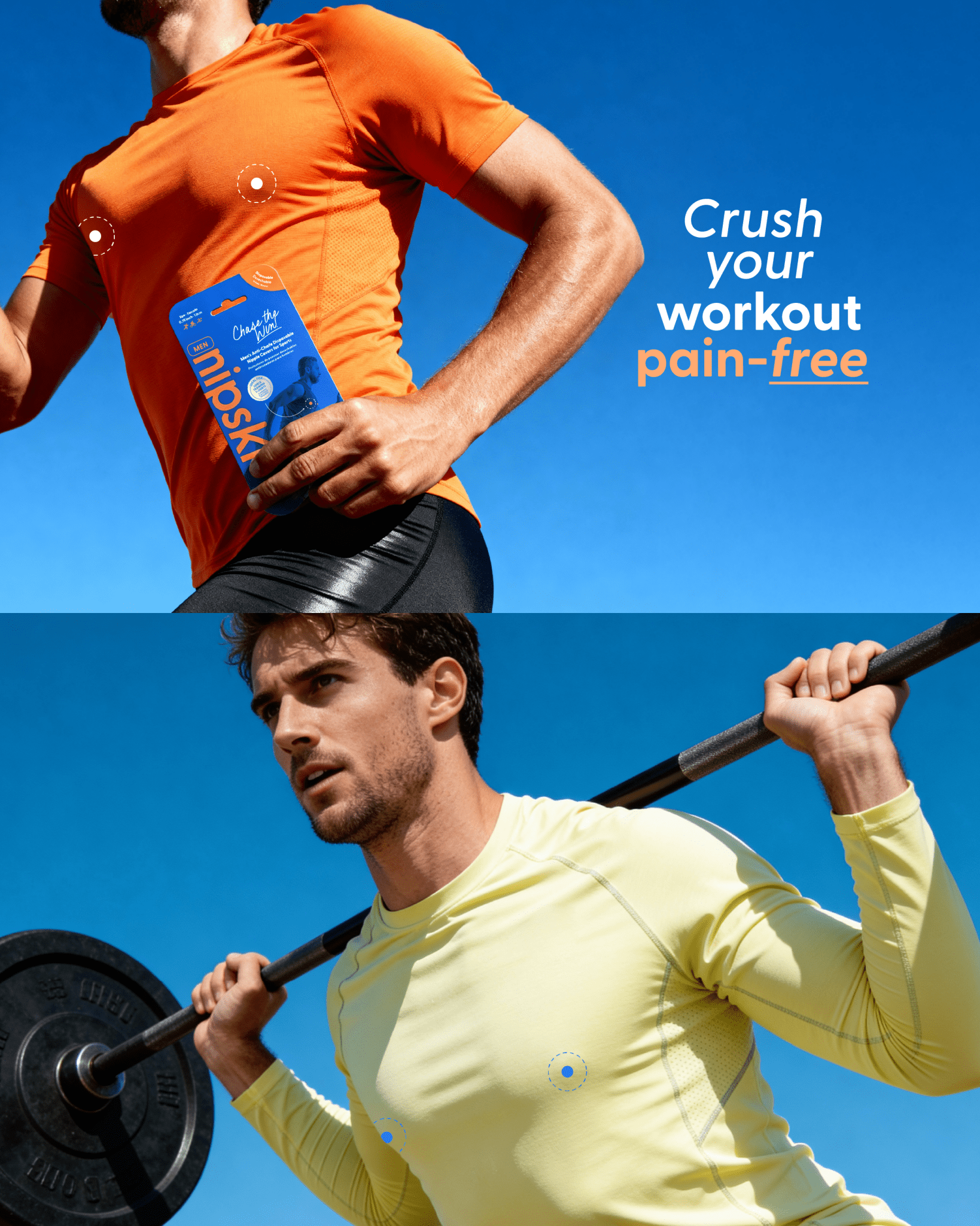 Men's Nipple Guards - Nipskin - Nipskin Stickwear™