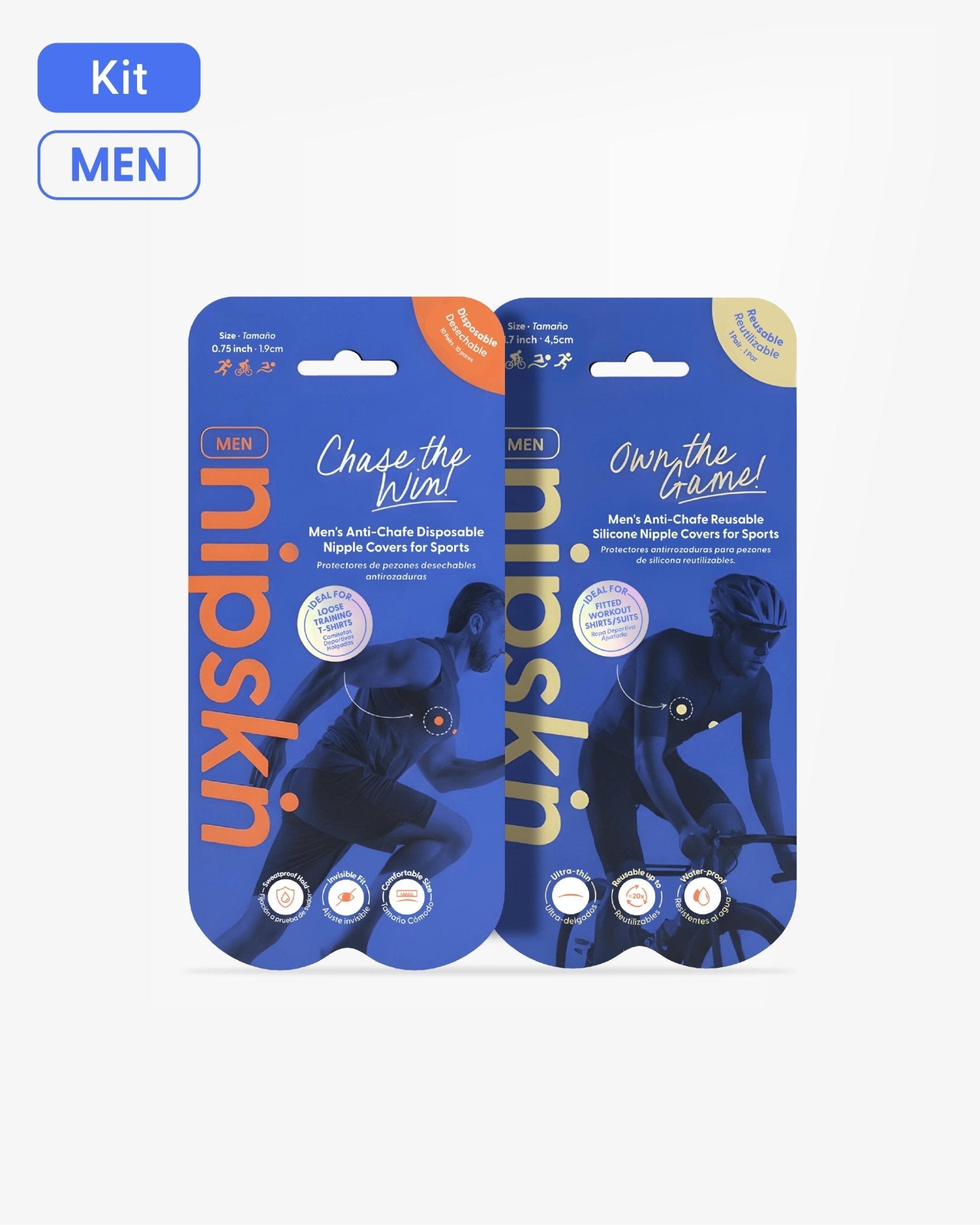 Men's Nipple Guards - Nipskin - Nipskin Stickwear™