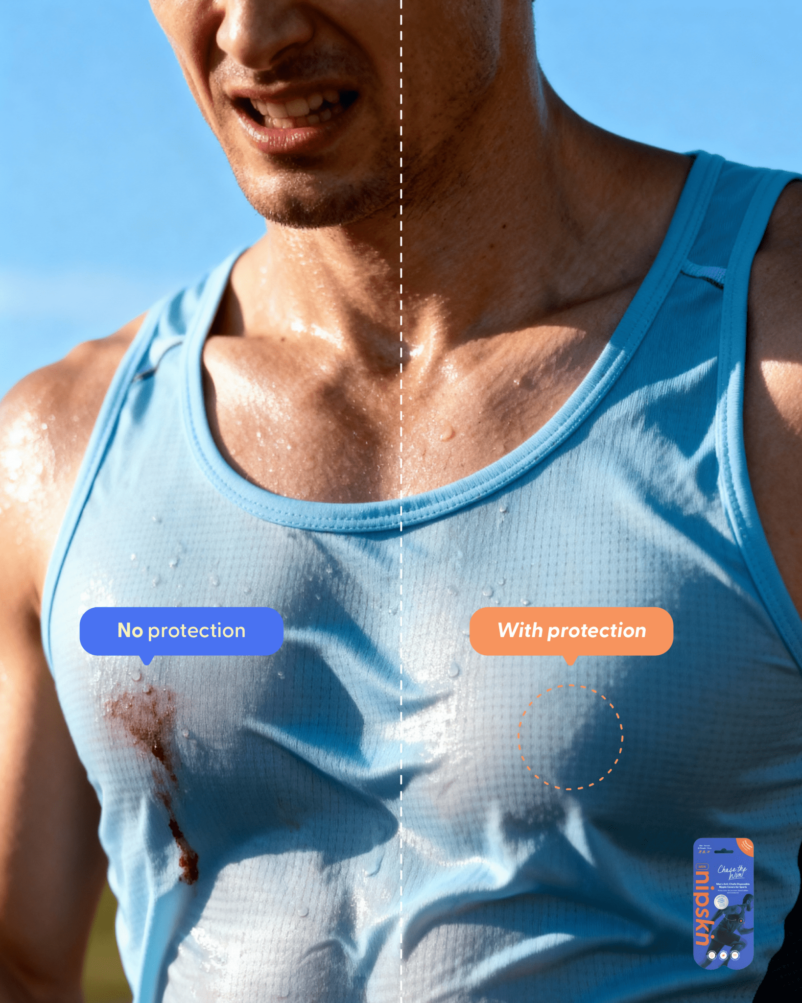 Men's Nipple Guards - Nipskin - Nipskin Stickwear™