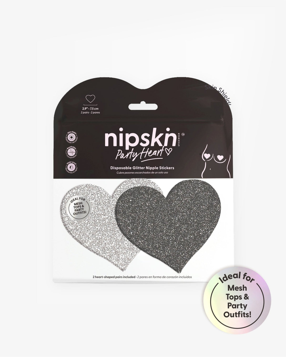 Nipple Cover Stickers, Party Heart - Nipskin - Nipskin Stickwear™