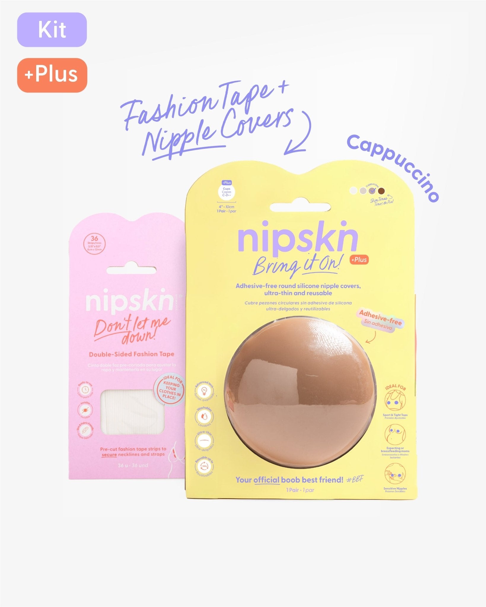 Non - Adhesive Nipple Covers Bring It On with Fashion Tape | Nipskin® - Nipskin Stickwear™