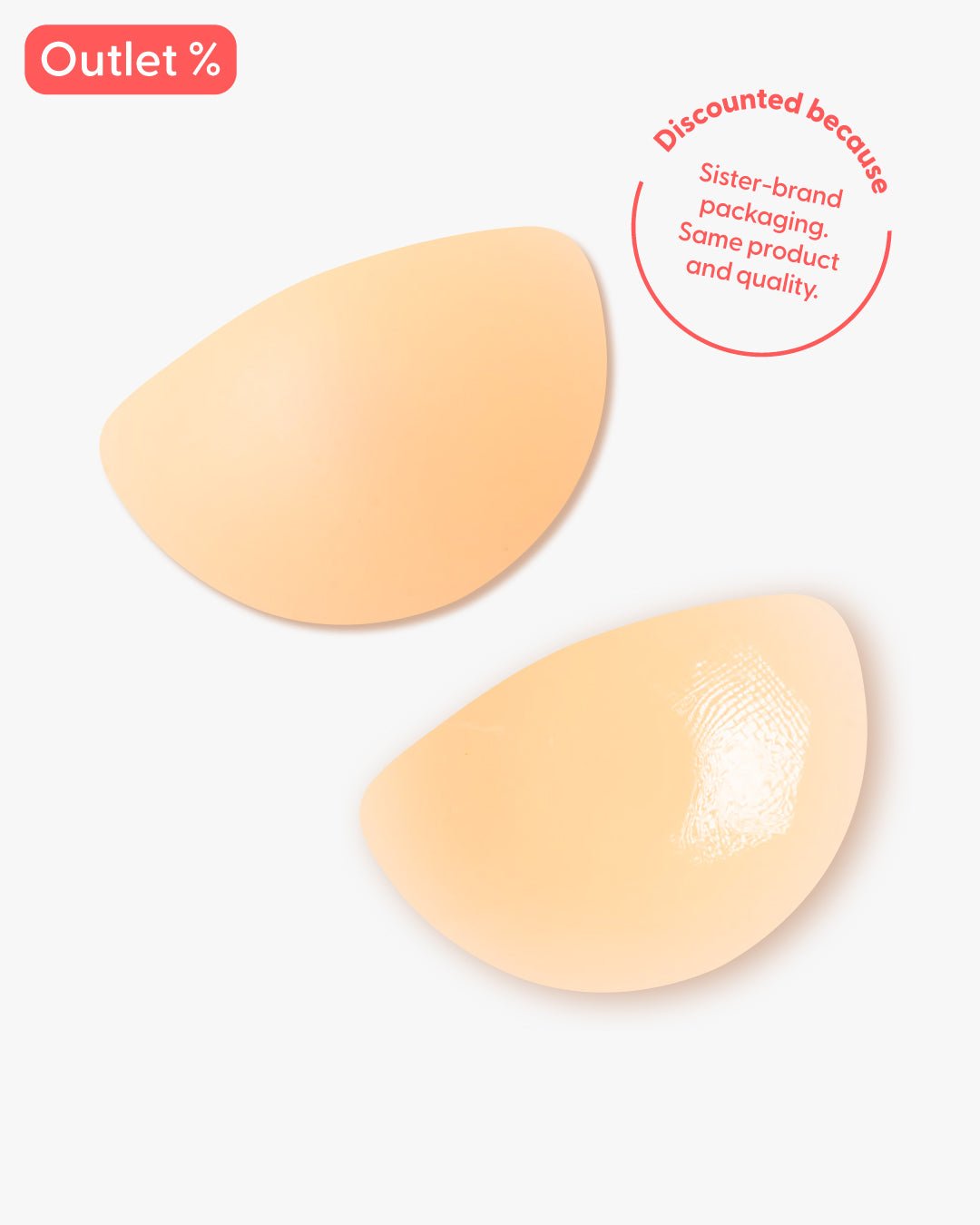 OUTLET - Perfectly Petite - Reusable Luna Shape Silicone Nipple Covers | Nipskin® (Leluskin Packaging) - Nipskin Stickwear™
