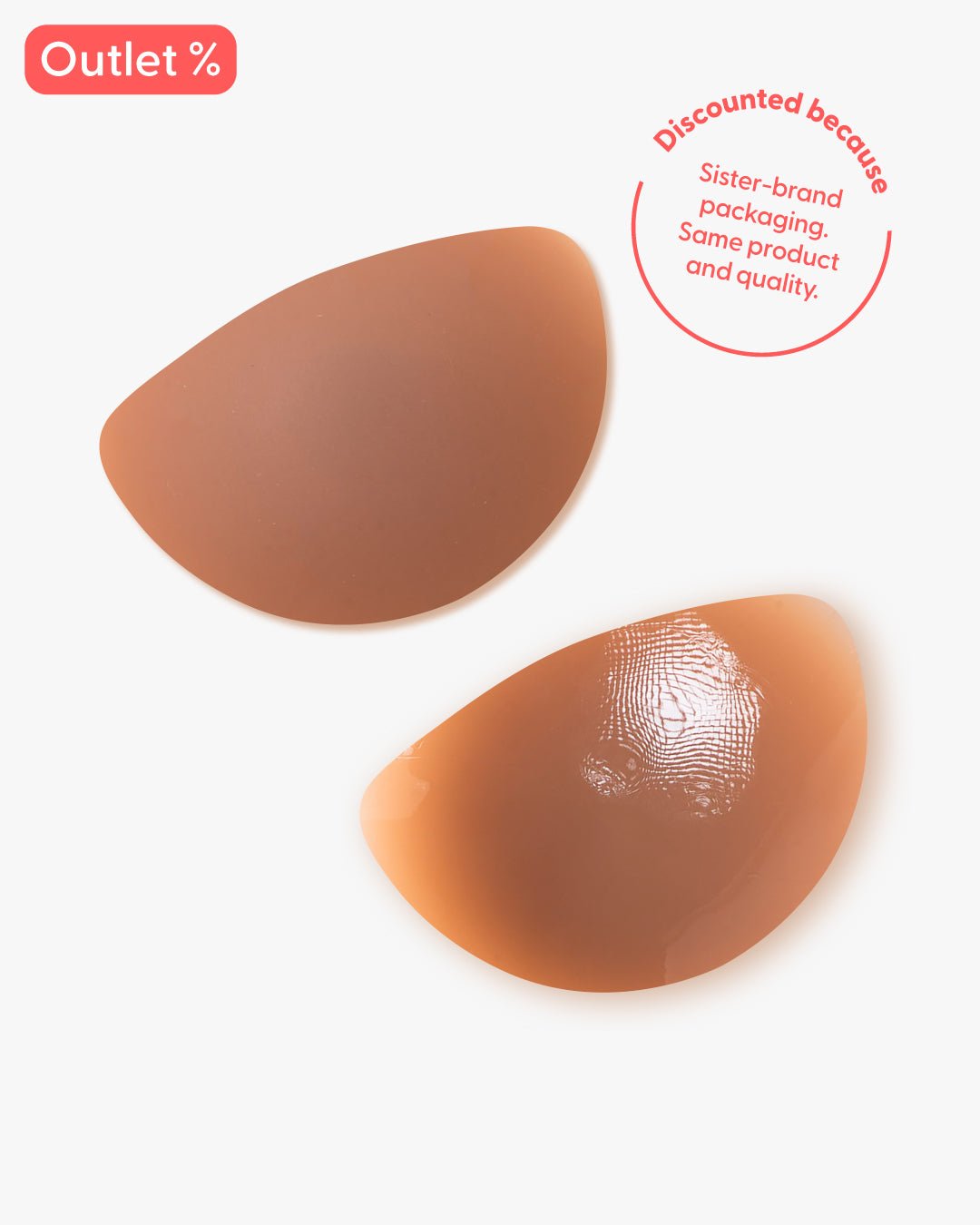 OUTLET - Perfectly Petite - Reusable Luna Shape Silicone Nipple Covers | Nipskin® (Leluskin Packaging) - Nipskin Stickwear™