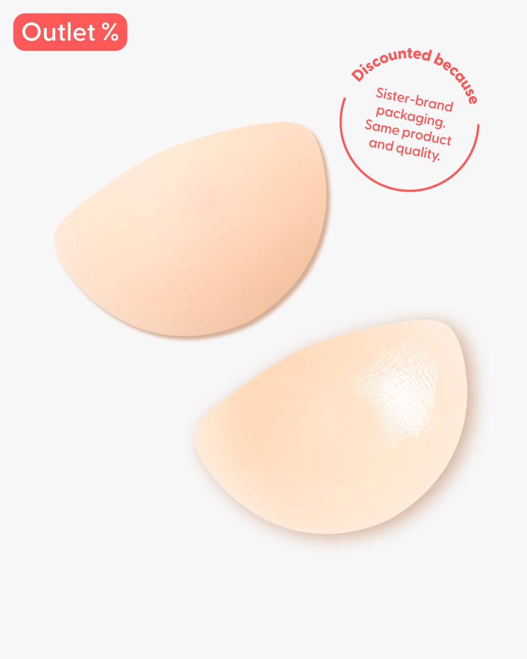 OUTLET - Perfectly Petite - Reusable Luna Shape Silicone Nipple Covers | Nipskin® (Leluskin Packaging) - Nipskin Stickwear™