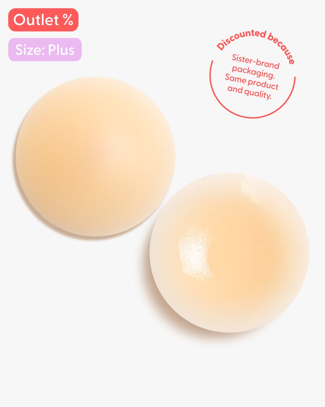 OUTLET - Silicone Nipple Cover, Bare it All | Nipskin® (Leluskin Packaging) - Nipskin Stickwear™