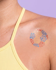 PRE - SALE Stick - On Face & Body Art Patches to Support Colombian Soccer Team 🇨🇴✨ - Nipskin Stickwear™