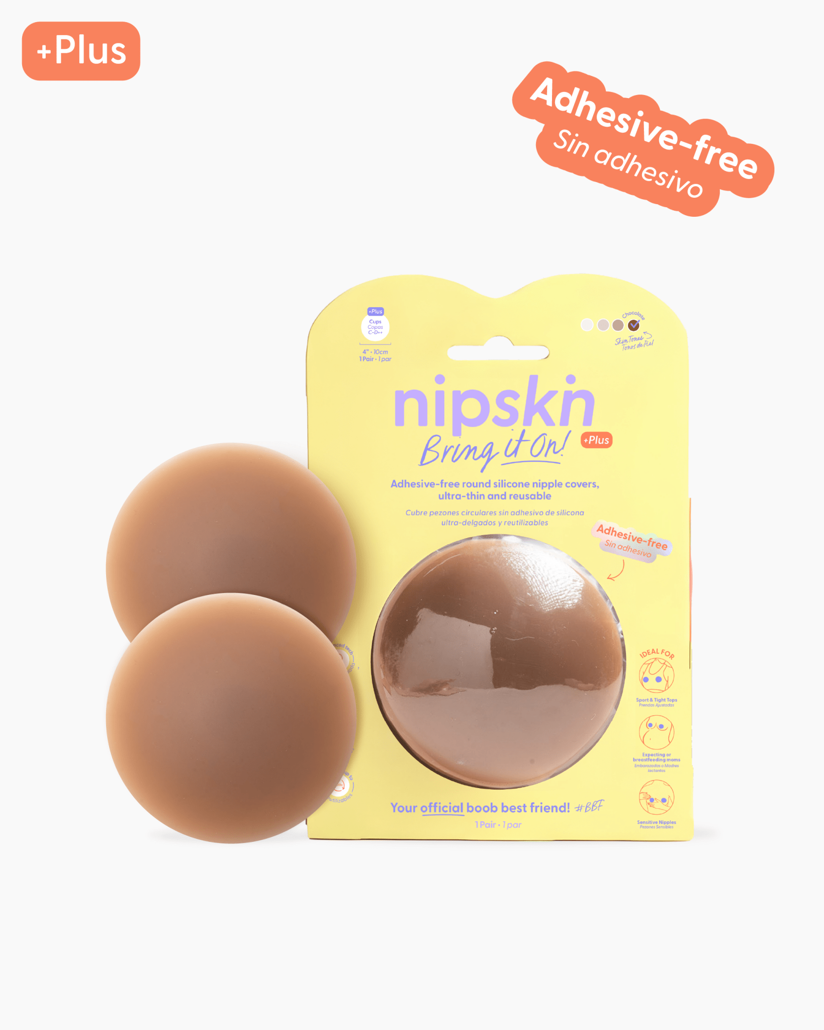 Reusable Non - Adhesive Nipple Covers, Bring It On | Nipskin® - Nipskin Stickwear™