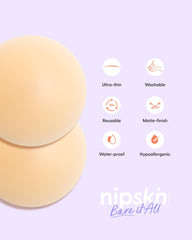 Set of 2 Silicone Adhesive Cups - Lift me up and Bare it all - Nipskin® - Nipskin Stickwear™
