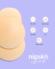 Set of 2 Silicone Adhesive Cups - Lift me up and Bare it all - Nipskin® - Nipskin Stickwear™