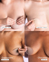 Set of 2 Silicone Adhesive Cups - Lift me up and Bare it all - Nipskin® - Nipskin Stickwear™
