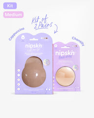 Set of 2 Silicone Adhesive Cups - Lift me up and Bare it all - Nipskin® - Nipskin Stickwear™