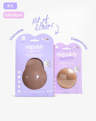 Set of 2 Silicone Adhesive Cups - Lift me up and Bare it all - Nipskin® - Nipskin Stickwear™