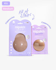Set of 2 Silicone Adhesive Cups - Lift me up and Bare it all - Nipskin® - Nipskin Stickwear™