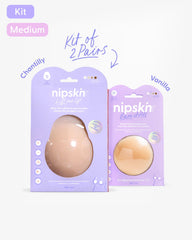Set of 2 Silicone Adhesive Cups - Lift me up and Bare it all - Nipskin® - Nipskin Stickwear™