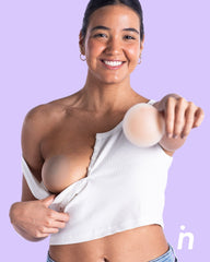 Set of 2 Silicone Adhesive Cups - Lift me up and Bare it all - Nipskin® - Nipskin Stickwear™