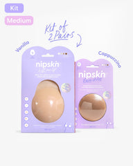 Set of 2 Silicone Adhesive Cups - Lift me up and Bare it all - Nipskin® - Nipskin Stickwear™