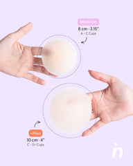 Set of 2 Silicone Adhesive Cups - Lift me up and Bare it all - Nipskin® - Nipskin Stickwear™