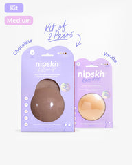 Set of 2 Silicone Adhesive Cups - Lift me up and Bare it all - Nipskin® - Nipskin Stickwear™