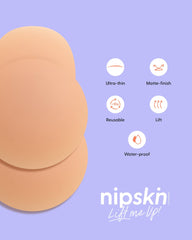 Set of 2 Silicone Adhesive Cups - Lift me up and Bare it all - Nipskin® - Nipskin Stickwear™