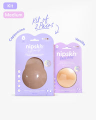 Set of 2 Silicone Adhesive Cups - Lift me up and Bare it all - Nipskin® - Nipskin Stickwear™
