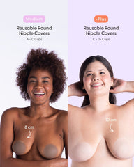 Set of 2 Silicone Adhesive Cups - Lift me up and Bare it all - Nipskin® - Nipskin Stickwear™