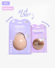 Set of 2 Silicone Adhesive Cups - Lift me up and Bare it all - Nipskin® - Nipskin Stickwear™