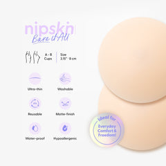 Silicone Nipple Cover, Bare it All - Flash Outlet - Nipskin Stickwear™