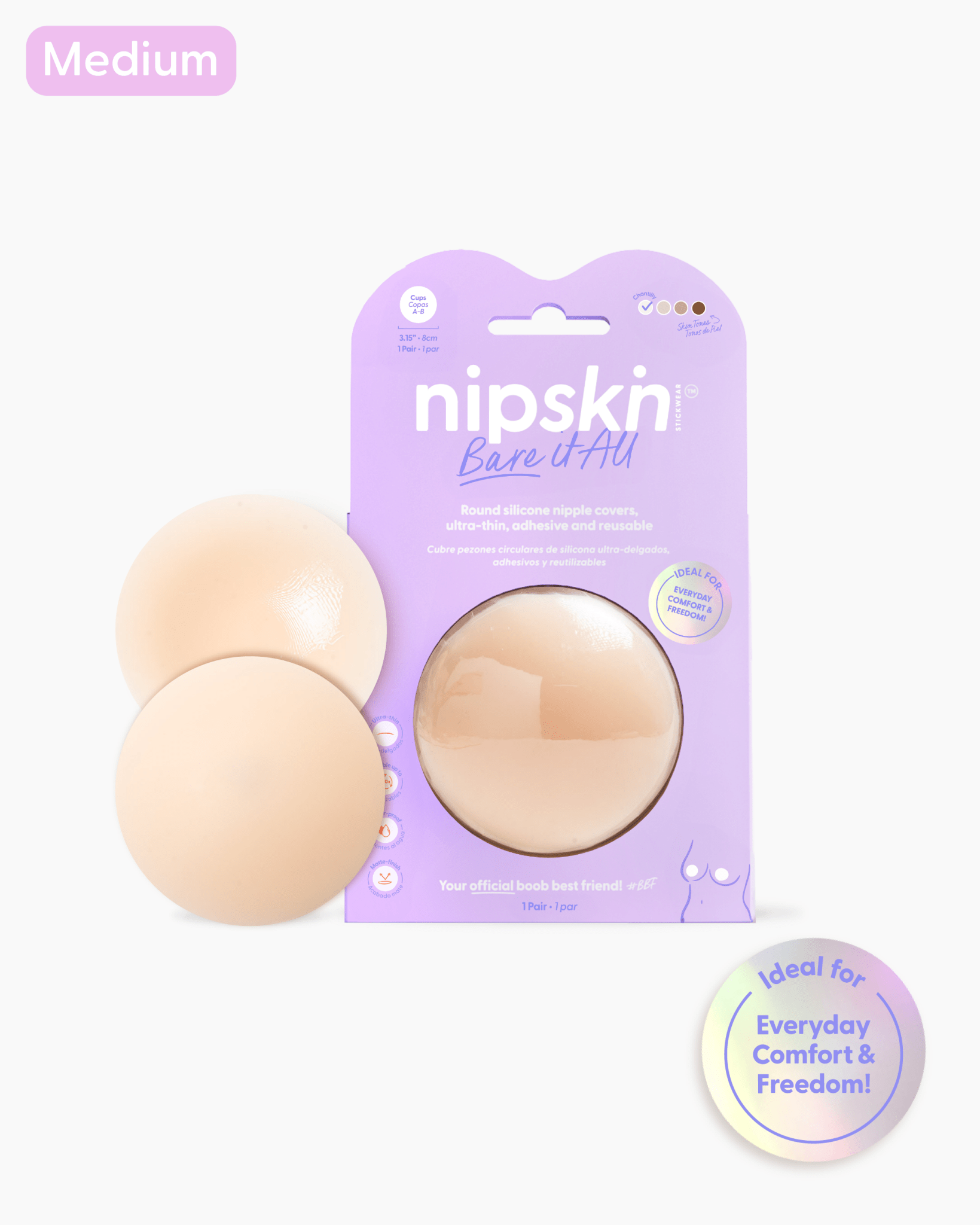 Silicone Nipple Cover, Bare it All | Nipskin® - Nipskin Stickwear™